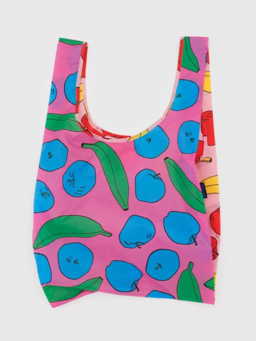 BAGGU Set of 3 Standard Size Reusable Grocery Bags Still Life Cat Fruit Cake NEW - Picture 5 of 10